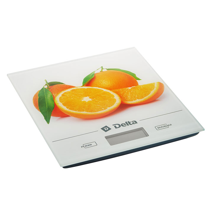 Весы кухонные Delta Ксе-28 Апельсин, цвет рисунок