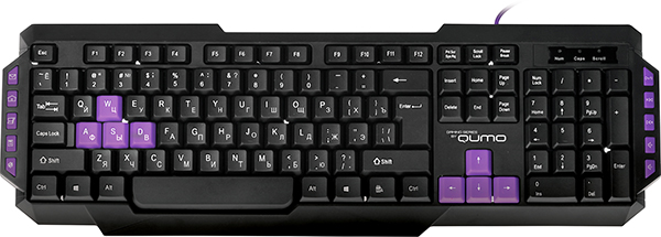 Клавиатура проводная игровая Qumo Qumo Desert Eagle Pro, цвет черный 307690 - фото 1