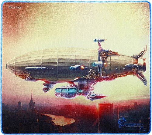 Коврик для мыши Qumo Qumo Moscow Zeppelin, цвет рисунок 307695 - фото 1