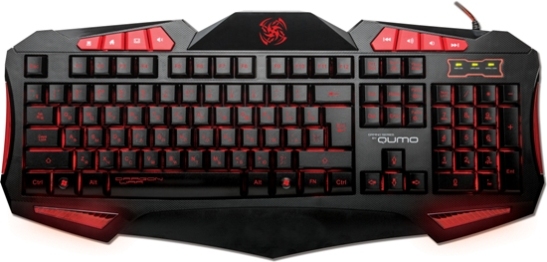 Клавиатура проводная игровая Qumo Qumo Dragon War Axe, цвет черный 310356 - фото 1