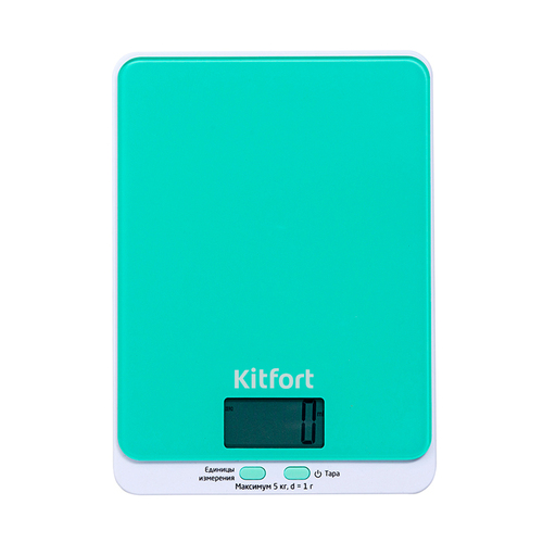 Весы кухонные Kitfort Kt-803-1 Зеленые, цвет зеленый