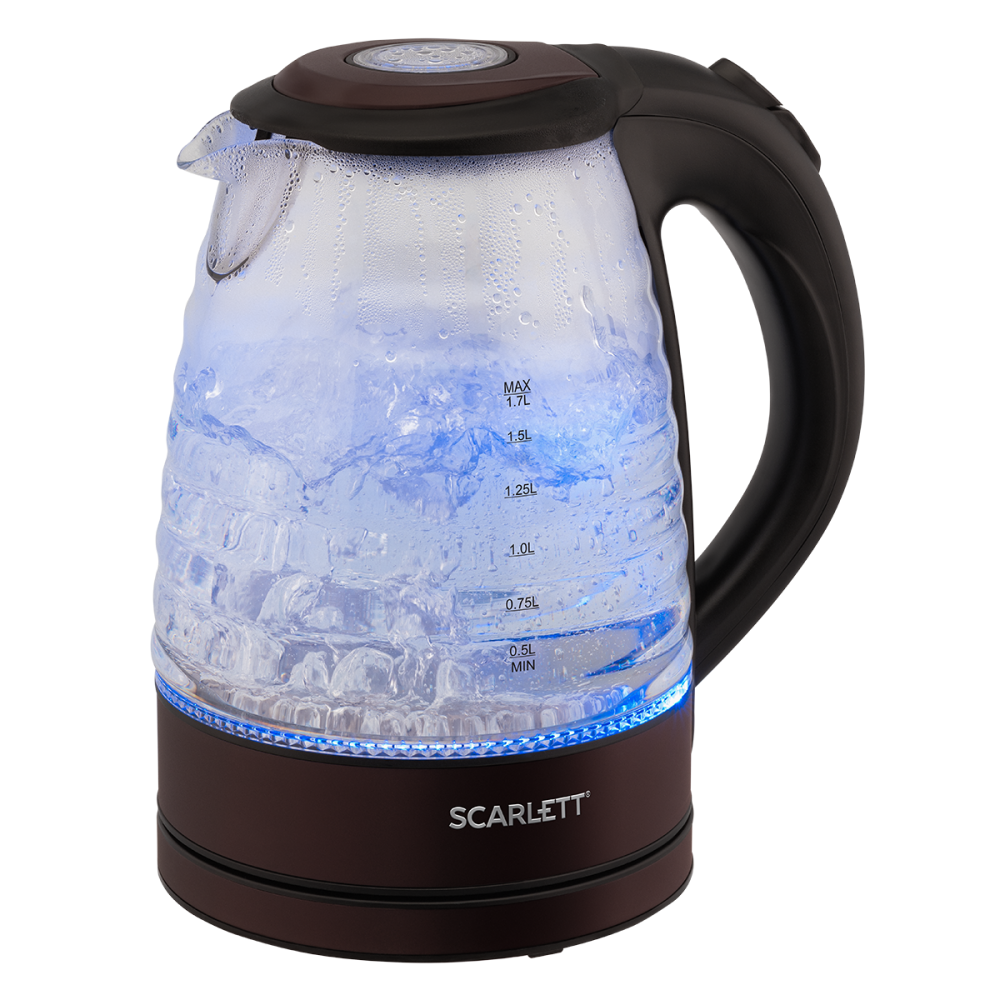 Чайник электрический Scarlett Scarlett Sc-Ek27g97, цвет коричневый 317215 - фото 1