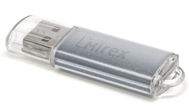 Флеш-диск Mirex Mirex 4gb Unit Silver (13600-Fmuusi04) 343850 Mirex 4gb Unit Silver (13600-Fmuusi04) - фото 1