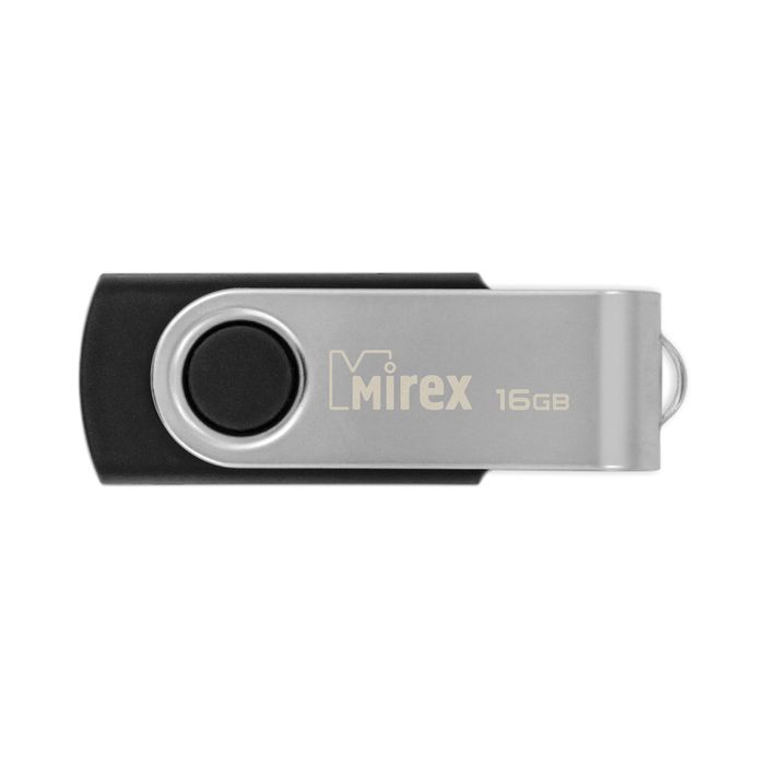 Флеш-диск Mirex Mirex 16gb Swivel Black (13600-Fmurus16) 343857 Mirex 16gb Swivel Black (13600-Fmurus16) - фото 1