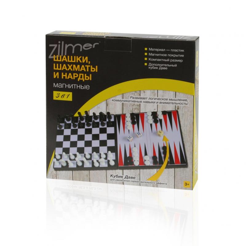 Игрушка Zilmer zil0501-034 магнитный набор 3 в 1 - фото 1