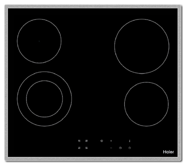 Варочная панель Haier Hhx-C64dfb, цвет черный 369038 - фото 1