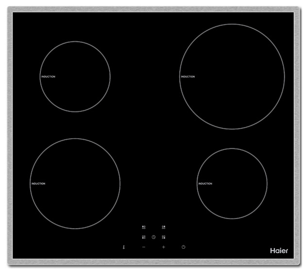 Варочная панель Haier Hhx-Y64nfb, цвет черный 369040 - фото 1