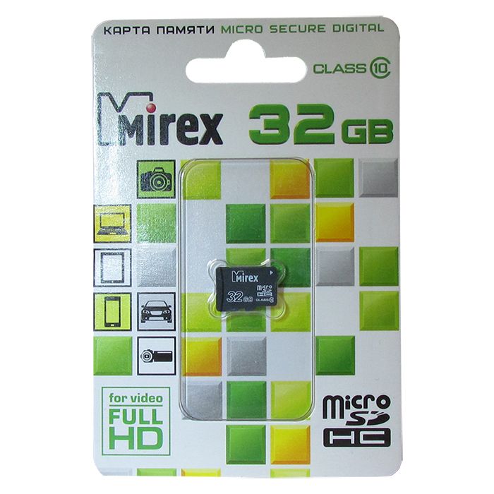 Карта памяти Mirex Mirex Microsdhc 32gb Class 10 (13612-Mc10sd32)