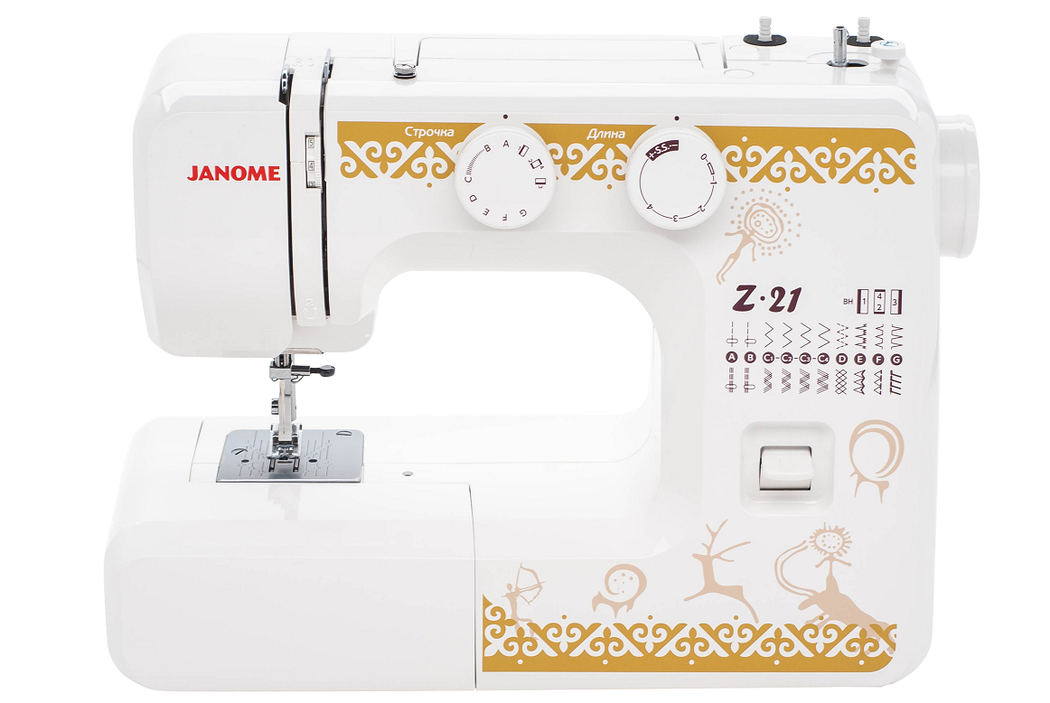 Швейная машина Janome Z-21, цвет белый