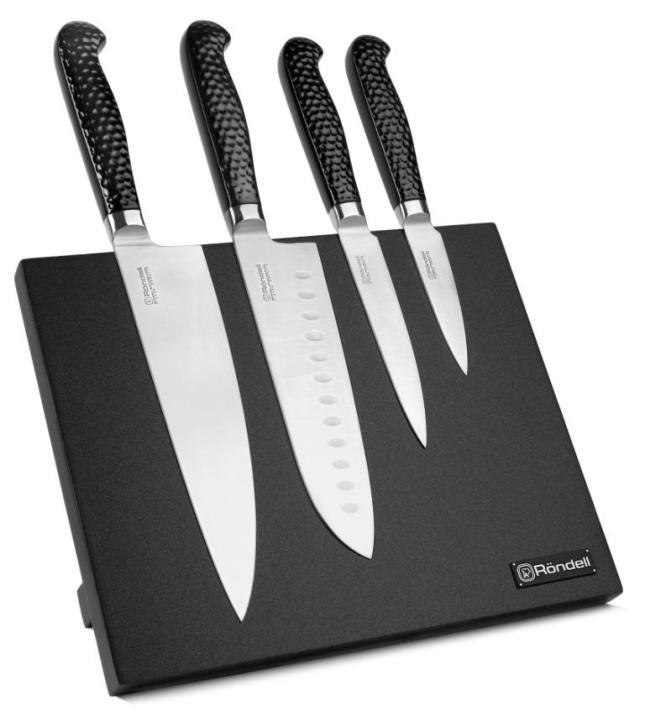 Набор ножей Rondell rd-1131 raindrops - фото 1