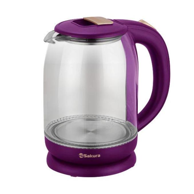 Чайник электрический Sakura Sa-2709v, цвет фиолетовый 430982 - фото 1