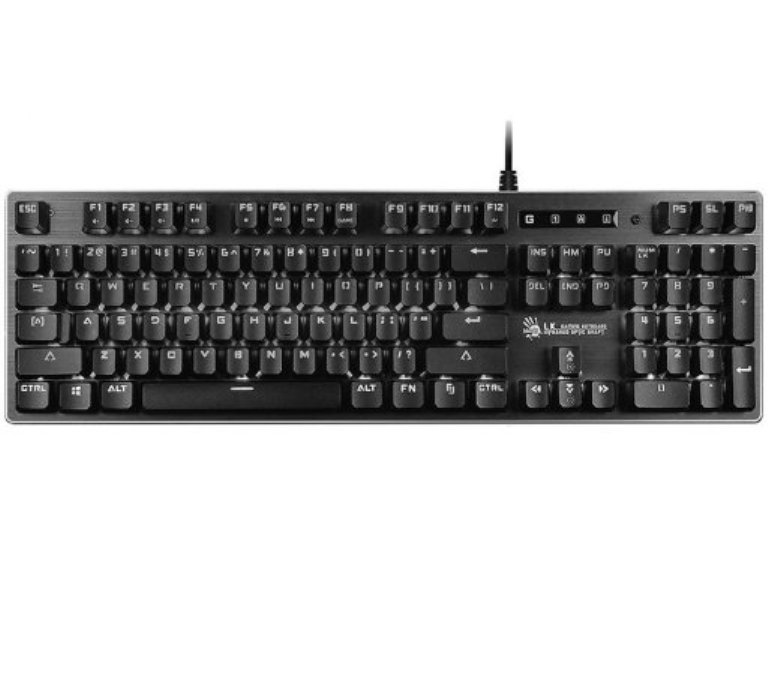 Клавиатура проводная игровая A4tech a4tech bloody b760 серый (b760 grey (black switch)) a4tech bloody b760 серый (b760 grey (black switch)) - фото 1