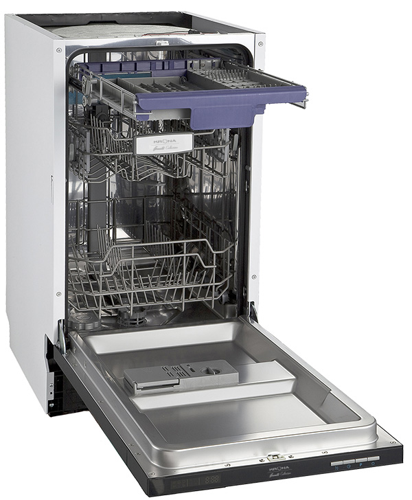 Встраиваемая посудомоечная машина Krona Kaskata 45 Bi, цвет серебристый 437571 - фото 1