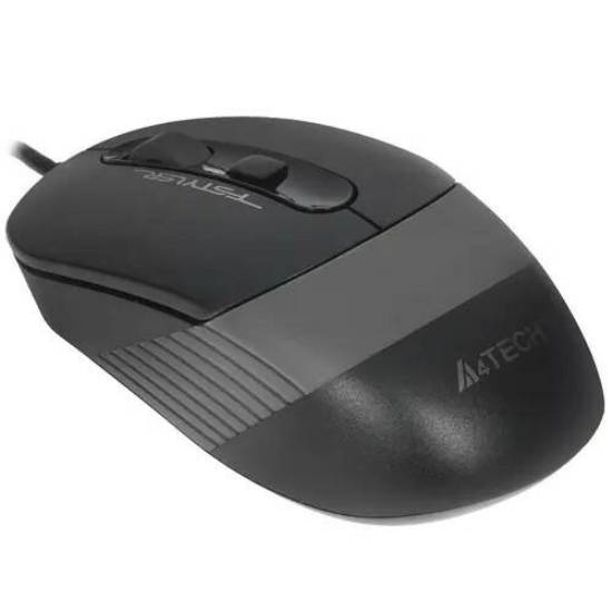 Мышь проводная A4tech a4tech fstyler fm10 черный/серый (fm10 grey)