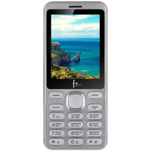 Мобильный телефон F+ + S286 Silver, цвет серебристый