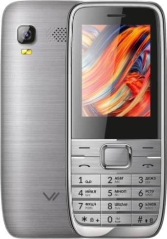Мобильный телефон Vertex Vertex D533 Silver, цвет серебристый