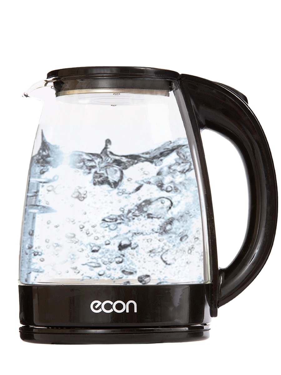 Чайник электрический Econ Eco-1845ke, цвет черный 443068 - фото 1