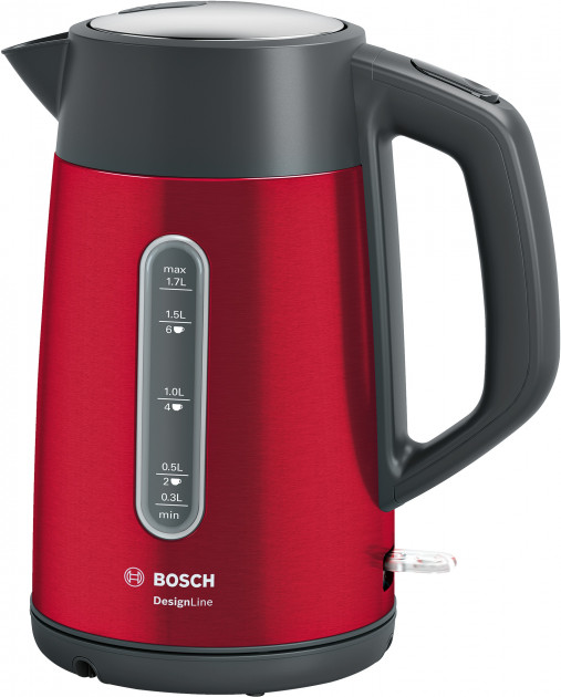 Чайник электрический Bosch Twk 4p434, цвет красный