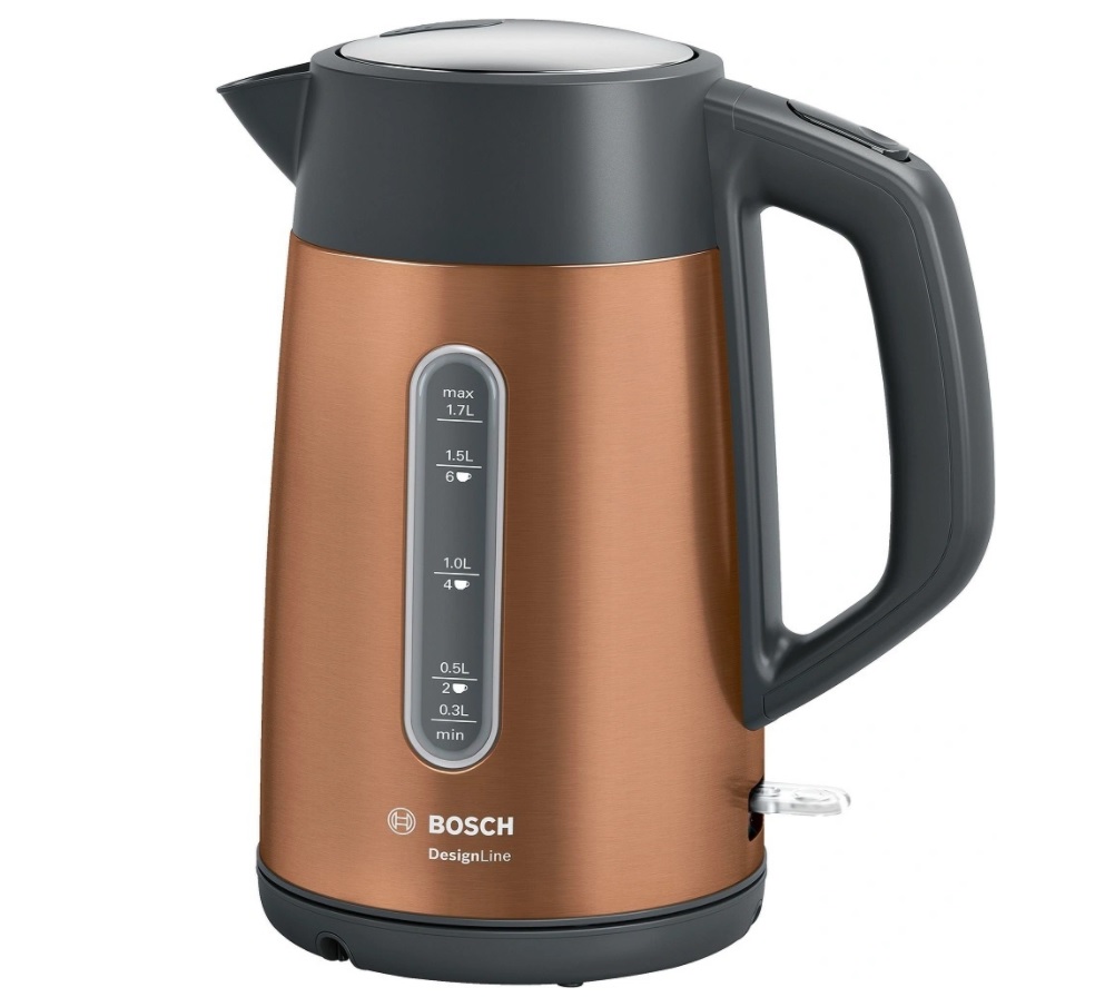 Чайник электрический Bosch Twk 4p439, цвет коричневый