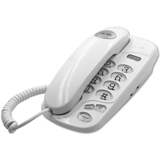 Проводной телефон Texet Tx-238 Белый 455436 - фото 1