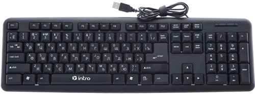 Клавиатура проводная Intro Intro Ku100, цвет черный