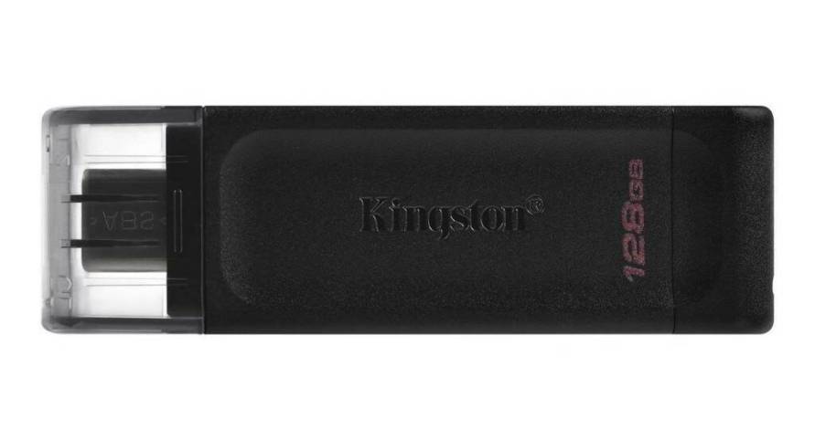 Флеш-диск Kingston 128gb usb type-c datatraveler 70 dt70/128gb 128gb usb type-c datatraveler 70 dt70/128gb - фото 1