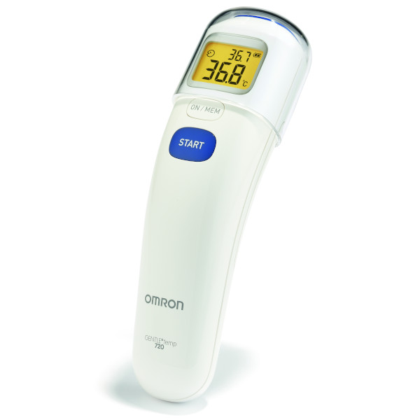 Термометр Omron Gentle Temp 720 (Mc-720-E)Инфракрасный Бесконтактный, цвет белый