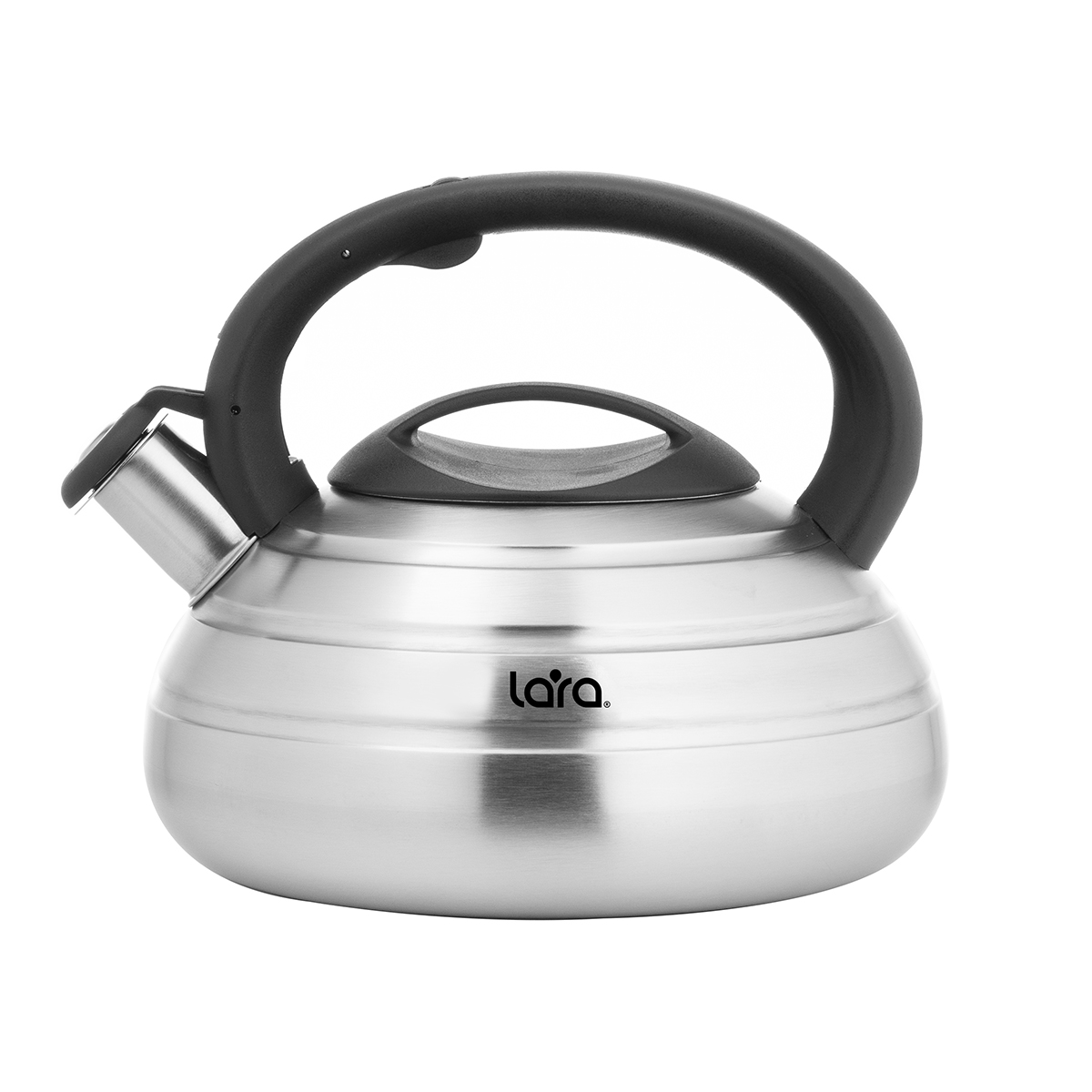 Чайник металлический Lara Lr00-80 Ss 3.0л, цвет серебристый