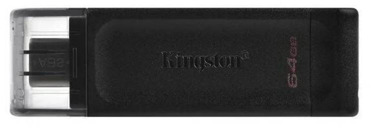 Флеш-диск Kingston 64gb usb type-c datatraveler 70 dt70/64gb 64gb usb type-c datatraveler 70 dt70/64gb - фото 1