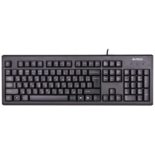 Клавиатура проводная A4tech a4tech kr-85 черный