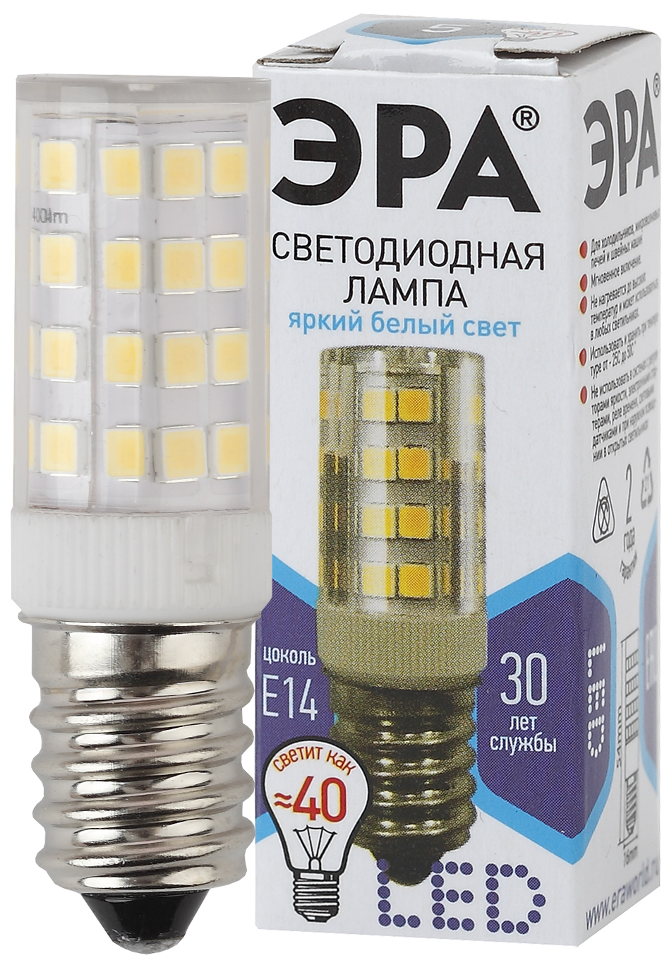 Лампочки LED E14 Эра эра led t25-5w-corn-840-e14