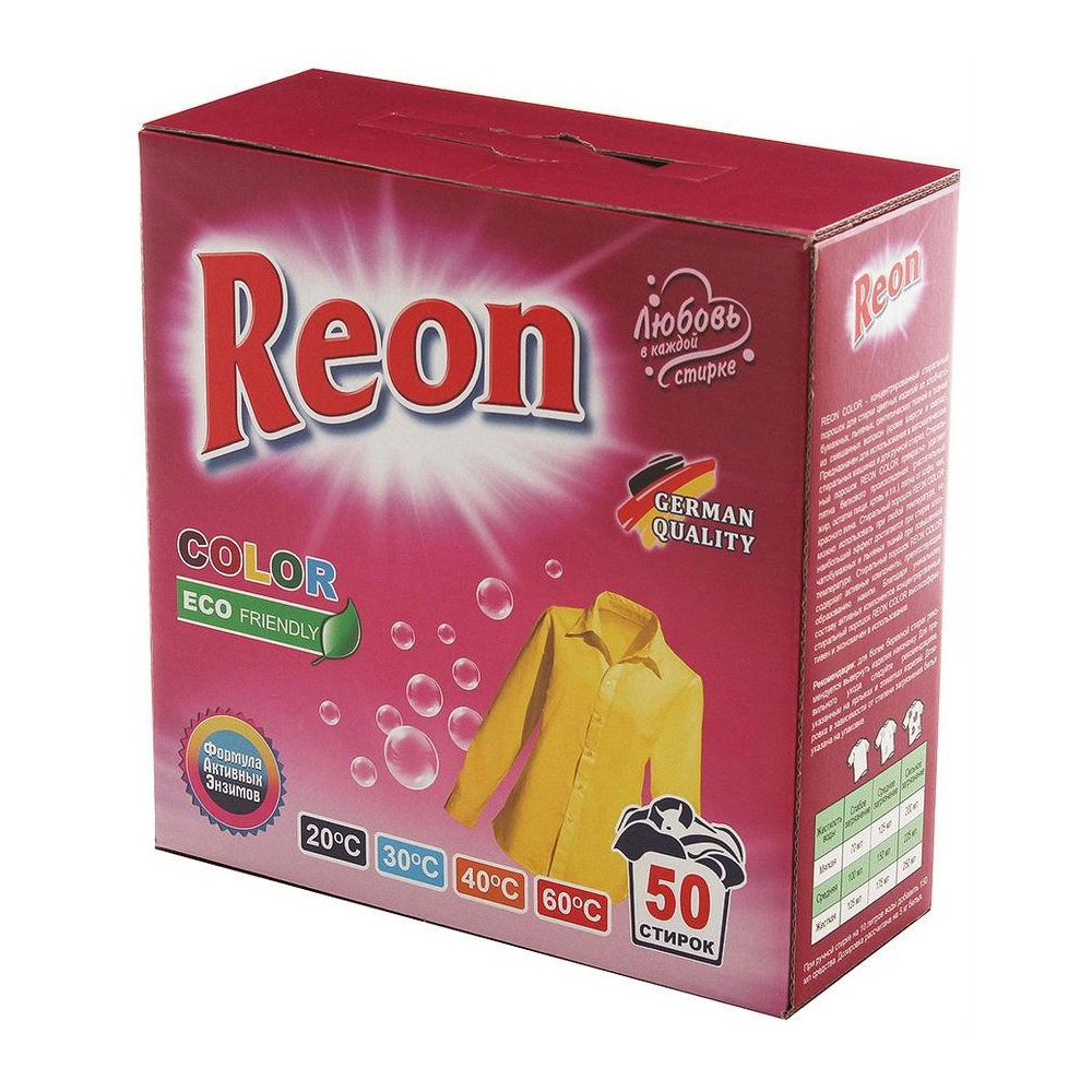 Порошки для стиральных машин Reon Reon Color 02-051 (3 Кг)