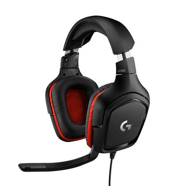 Игровые наушники проводные Logitech Headset G332 Wired Gaming, цвет черный 490087 - фото 1