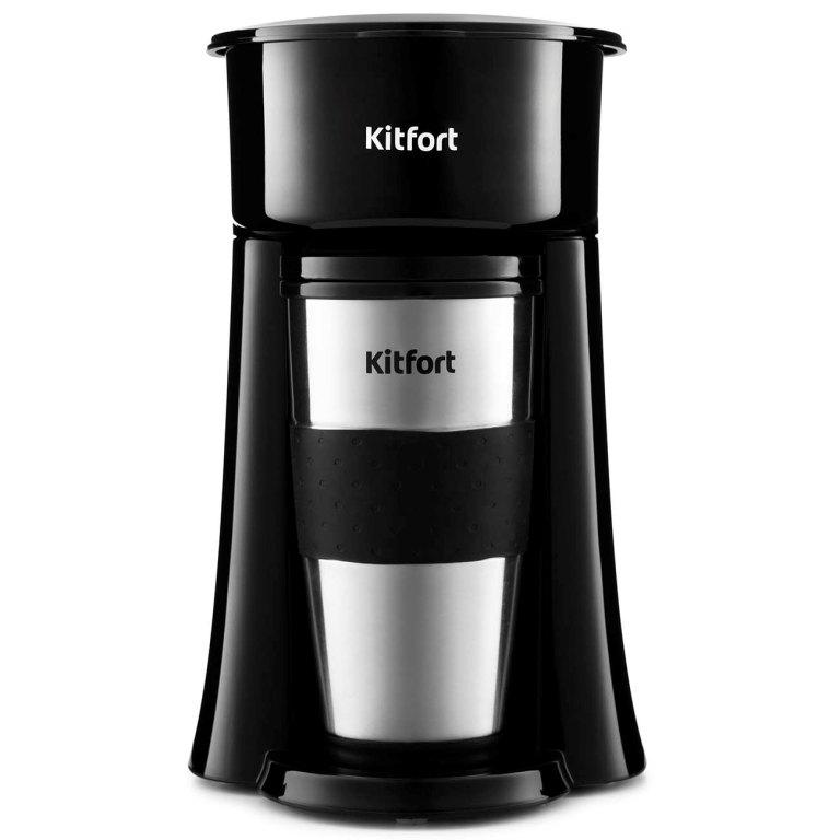 Кофеварка Kitfort Kt-729, цвет черный