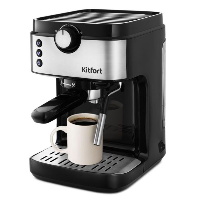 Кофеварка Kitfort Kt-742, цвет черный
