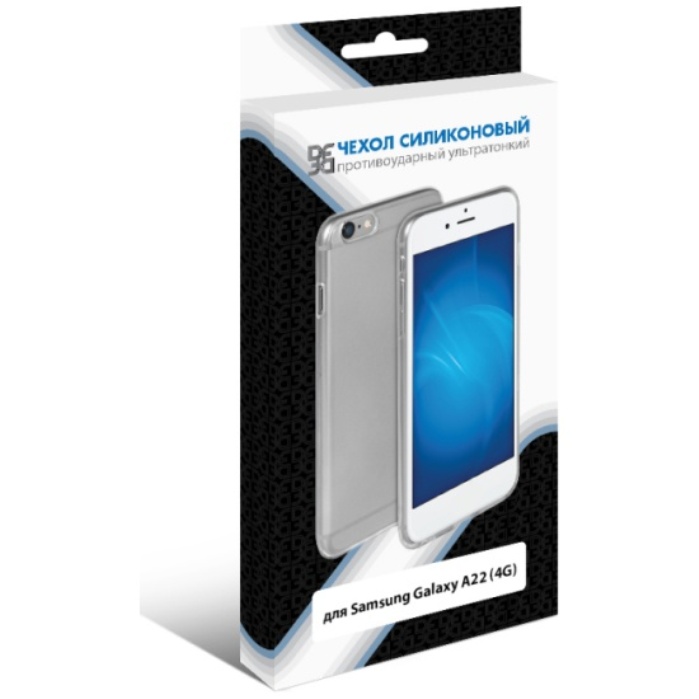 Чехол Df Для Samsung Galaxy A22 (4g)/M22 Scase-113, цвет прозрачный