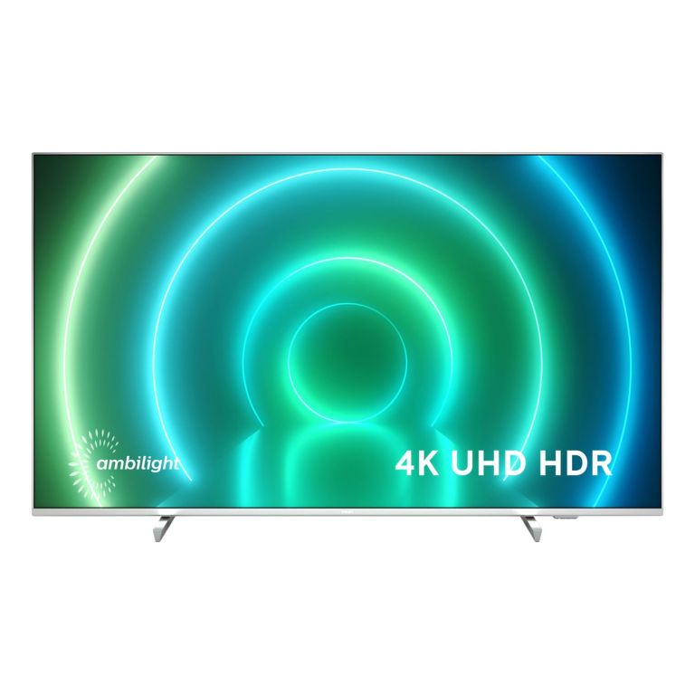 4K (Ultra HD) Smart телевизор Philips 50pus7956/60, цвет серебристый 502147 50pus7956/60 - фото 1