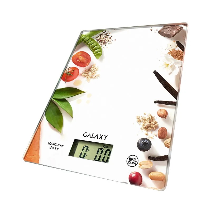 Весы кухонные Galaxy Galaxy Gl-2809, цвет рисунок