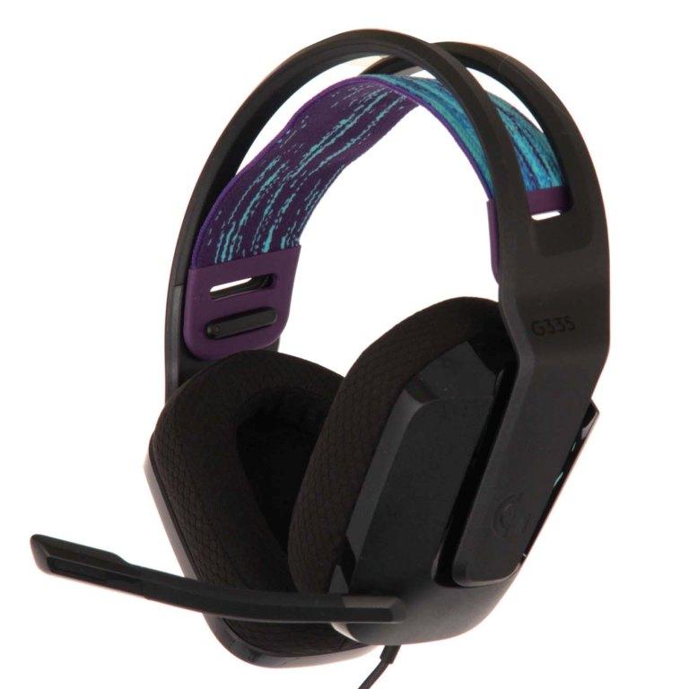 Игровые наушники проводные Logitech Headset G335 Wired Gaming, цвет черный 507353 - фото 1