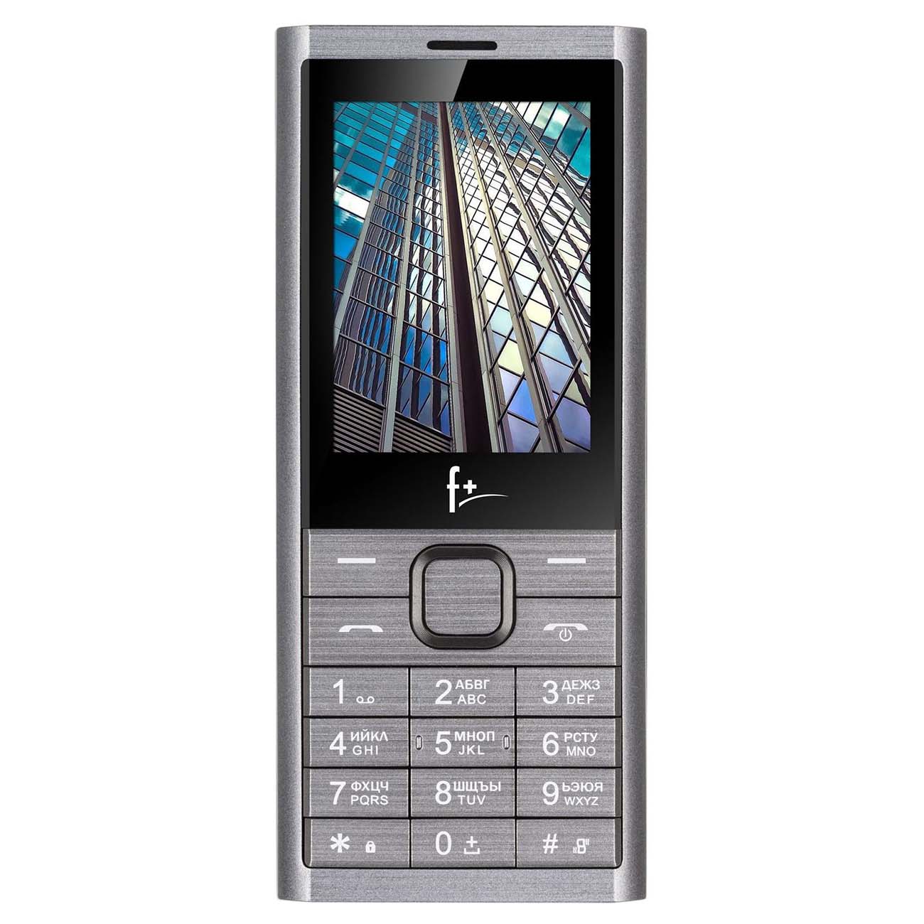 Мобильный телефон F+ + B241 Dark Grey, цвет серый