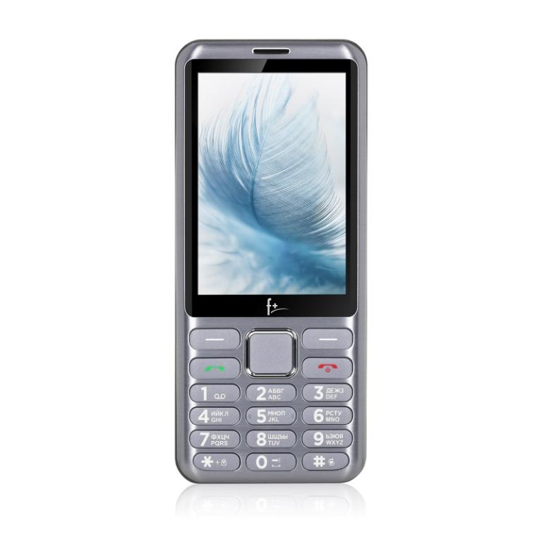 Мобильный телефон F+ + S350 Light Grey, цвет серый