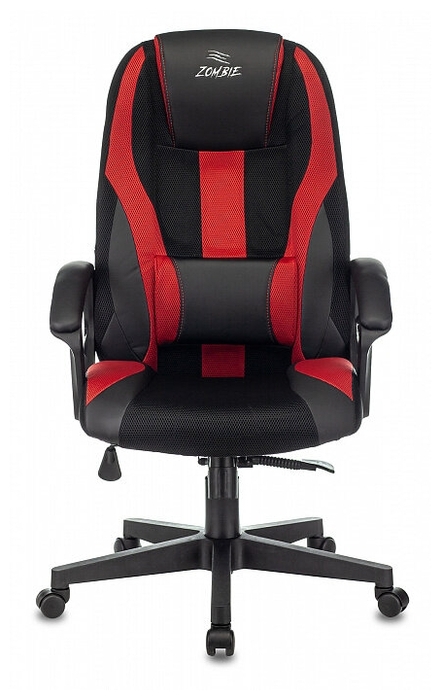 Кресло Zombie 9 Black/Red, размер 53х47, цвет черный