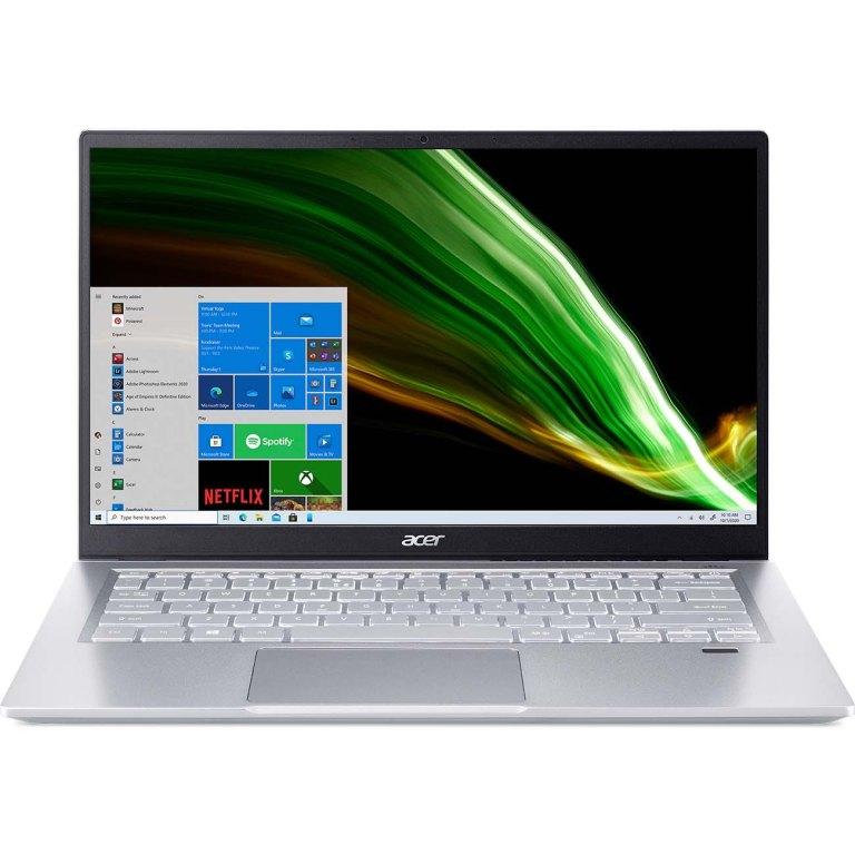 Ультрабуки Acer swift 3 sf314-511-38el /nx.abler.001/core i3-1115g4/8gb/256gb/14.0 fhd/win10 серебристый