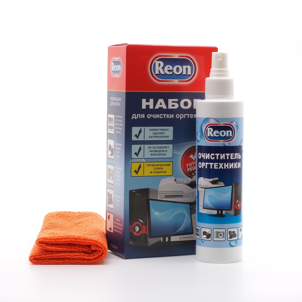 Чистящее средство Reon Reon Для Оргтехники 01-032 (200 Мл И Салфетка)