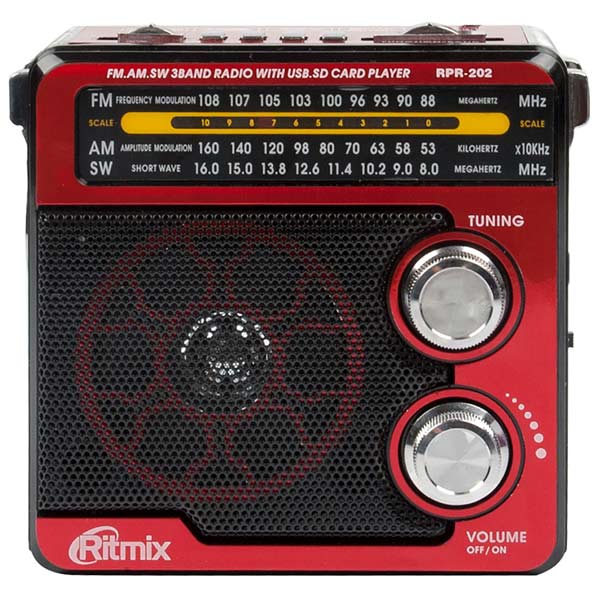 Радиоприемник Ritmix Ritmix Rpr-202 Red