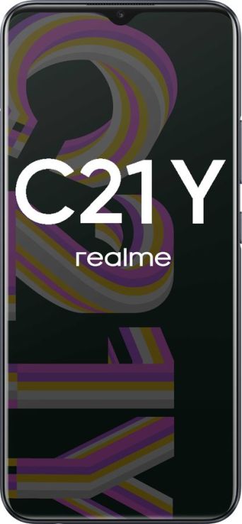 Смартфон Realme C21y 3/32gb Black, цвет черный 515504 C21y 3/32gb Black Tiger T610 - фото 1