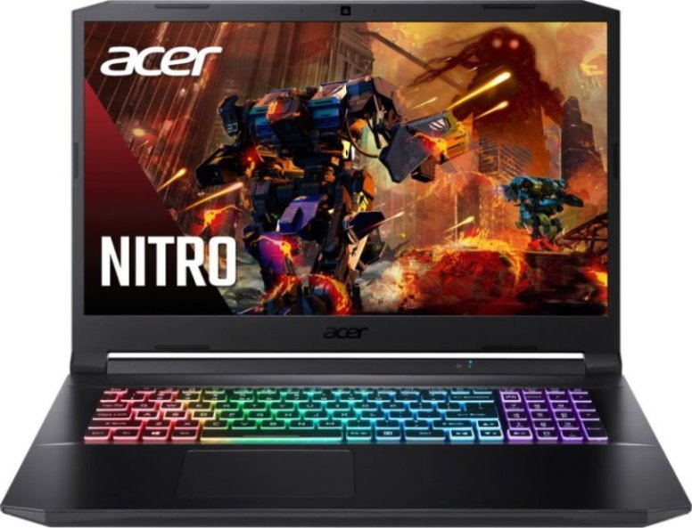 Ноутбуки Игровые Acer Nitro An517-53-516S/Nh.qbler.009/Core I5-11300H/8Gb/256Gb/17.3 Fhd/Rtx3050 4Gb/Dos Черный
