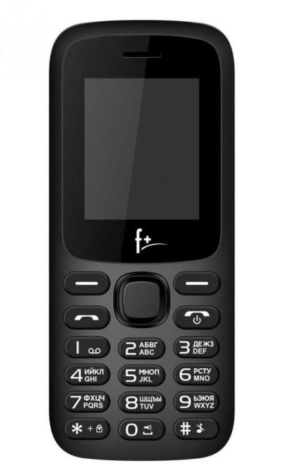 Мобильный телефон F+ + 197 Black, цвет черный