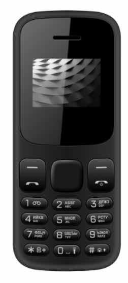 Мобильный телефон Vertex Vertex M114 Black, цвет черный 517083 - фото 1