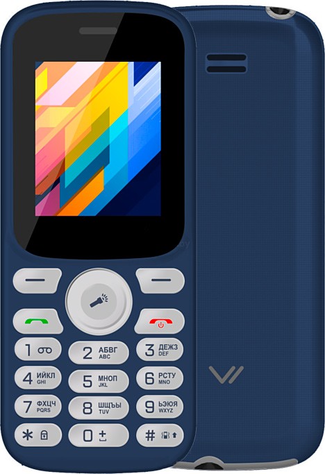 Мобильный телефон Vertex Vertex M124 Blue/White, цвет синий 517084 Vertex M124 Blue/White - фото 1